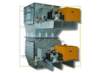 シリンダー式ダブルフラップダンパ（耐火物ライニング）